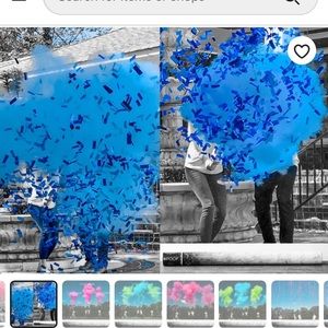 Gender Reveal Confetti and powder cannon